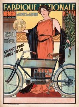 Affiche publicitaire FN 4 cylindres, Liège, vers 1905, coll. Musée de la Vie wallonne