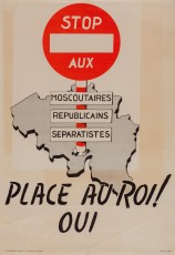 Affiche léopoldiste, 1950