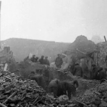 25. Dezember Bastogne, rue de Neufchâteau