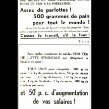 1941, le syndicat organise les grèves du Bassin liégeois