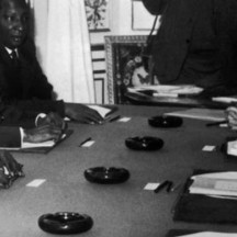 1960, négociation avec la France pour l'indépendance du Mali