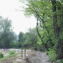 Ruisseau de Fierain - Remise à gabarit du lit pendant travau