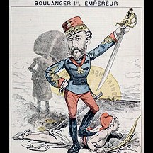 Georges Boulanger (1837-1891), ein französischer General und Pol