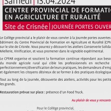 CPFAR | JPO Crisnée 13.04.24 | Invitation