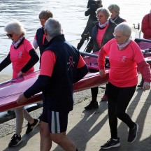 « Ramer en rose » contre le cancer du sein ©Province de Liège