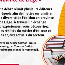 La Province de Liège à la Foire du Livre de Bruxelles 2026