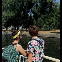 Navette fluviale - Vue depuis le bateau - © Province de Liège