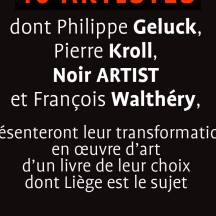 Quand Liège devient une oeuvre d'ART... à livre ouvert
