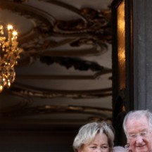 Le Roi Albert et la Reine Paola à Liège en 2013