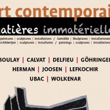 'A Contemporary Art Exhibition : Intangible Materials' 