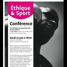 'Ethics & Sports' (lecture)