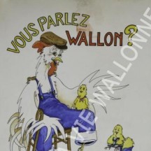 Affiche 'Vous Parlez wallon : apprenez-le aux jeunes'- vers 1980