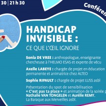 Handicap invisible : ce que l'œil ignore
