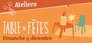 Atelier "Table de Fêtes" ("Noël au Musée 2018") - Le 09/12 à 14h30
