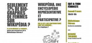 2e édit-a-thon Wikipédia sur les femmes belges et liégeoises