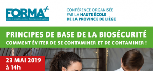 Conférence: "Principes de base de la biosécurité: comment éviter de se contaminer et de contaminer" 