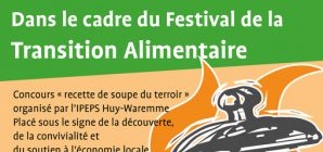 L'IPEPS Huy-Waremme au Festival de la Transition Alimentaire avec le Soupe Challenge !