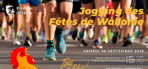 Tous au jogging des Fêtes de Wallonie : le samedi 20 septembre