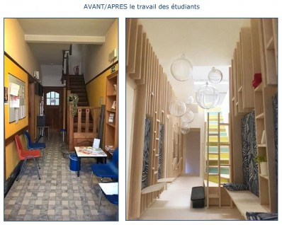 Avant/Après le travail des étudiants Avant/Après le travail des étudiants