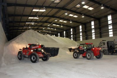 Un stock de 31.500 tonnes de sel de déneigement