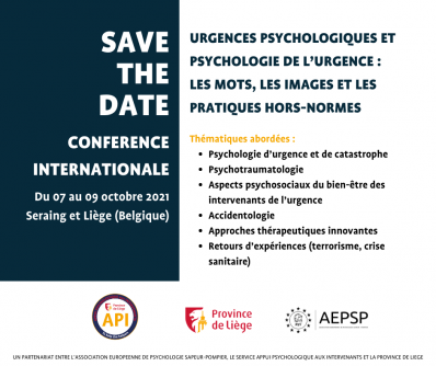 Congrès international : Urgences psychologiques et psychologie de l’urgence