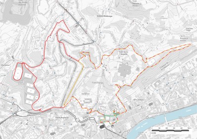 Parcours du Jogging des Fêtes de Wallonie 2024