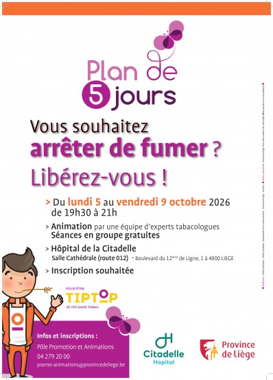 Plan de 5 jours - Octobre 2026