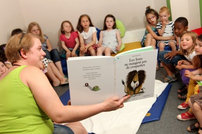 Heure du conte à la Bibliothèque pour enfants
