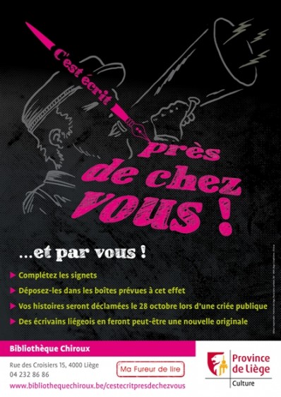 C'est écrit près de chez vous (Fureur de lire 2015)