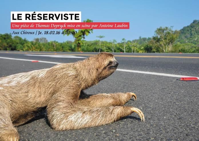 Le réserviste - Pièce de théâtre