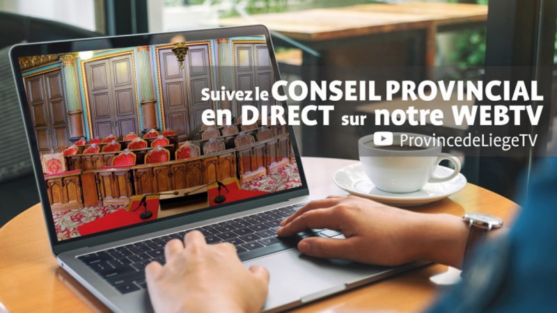 Suivez le Conseil provincial de Liège en direct ou en replay !