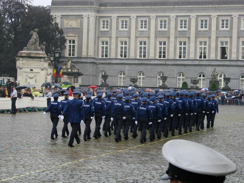 Défilé du 21 juillet, Place du Palais à Bruxelles