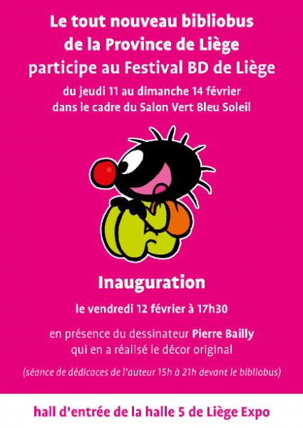 Inauguration du Bibliobus avec Pierre Bailly