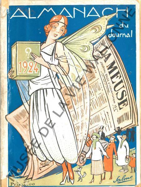 Almanach du Journal la Meuse, Liège - 1924