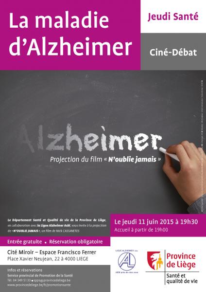 Ciné-débat sur le thème de la maladie d'Alzheimer