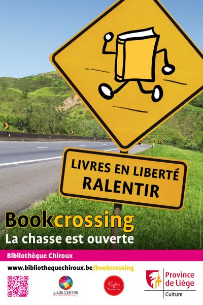 Bookcrossing à Liège, Belgique (Bibliothèque Chiroux)