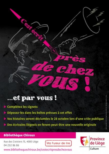 C'est écrit près de chez vous (Fureur de lire 2015)